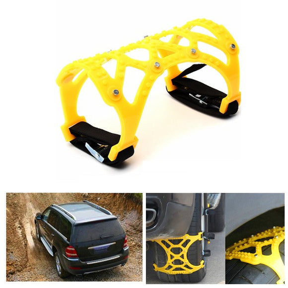 165-265mm Tire Anti Skid Belt Snow Chain Dual Hook for Car SUV Truck