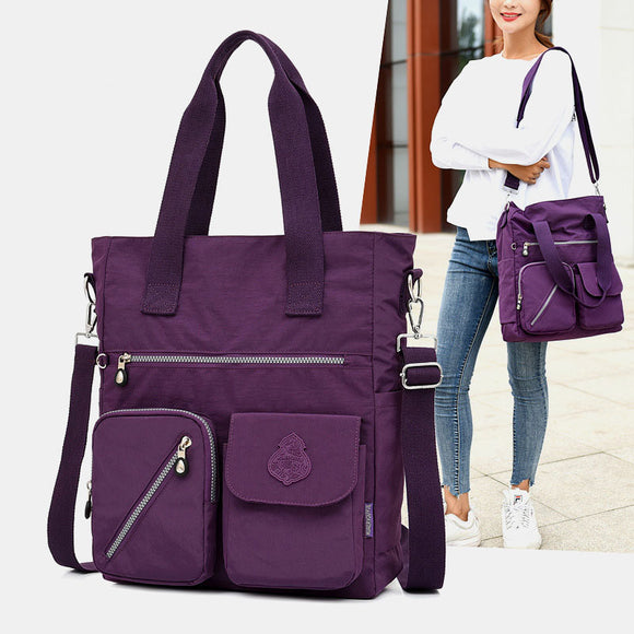 Women Large Capacity Nylon Handbag Crossbody Bag For Outdoor Shopping