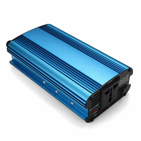 4000W Car Solar Power Inverter DC 12/ 24V to AC 110V 4 USB Interface Converter
