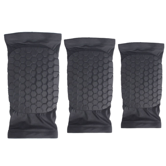 Honeycomb Knee Leg Sports Brace Support Sleeve Protector Basketball Volleyball Kneepad