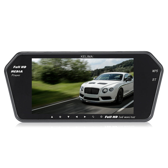 Kelima Car MP5 Player Display And Infrared Night Vision License Plate Camera Support bluetooth