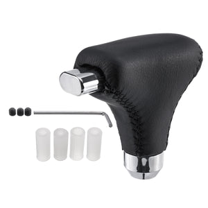 Universal Black PU Leather Automatic Transmission Gear Shift Knob For Honda