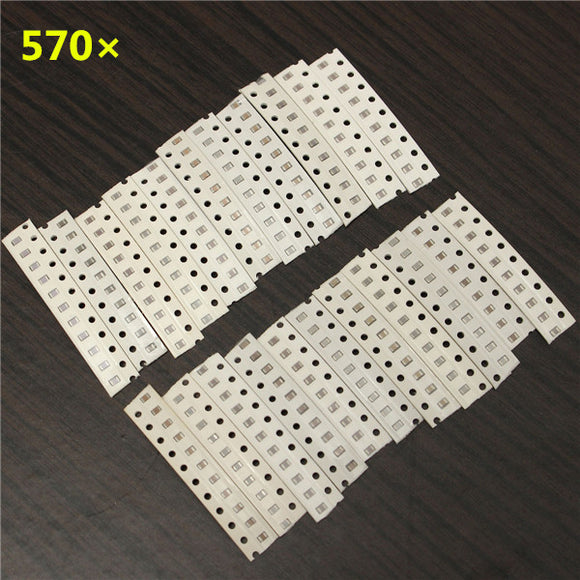 570pcs RoHS 57 Value MLCC SMT 0805 SMD Ceramic Capacitor 1pF-22uF
