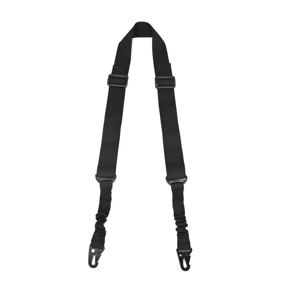 Multifunctional Tactical Belt Nylon Hanging Rope Elastic Adjustable Buckle Bungee Sling For Outdoor Camping Shooting