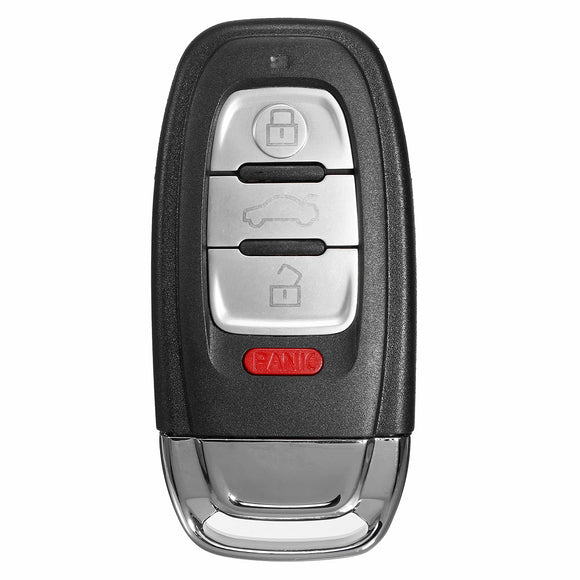 4 Buttons 315MHz Remote Key Fob With Battery For Audi A3 A4 A5 Quattro 2013-2016
