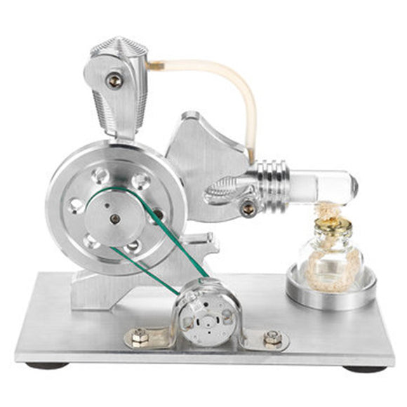 STEM DIY Mini Air Stirling Engine Generator Motor Model Educational Steam Power Toy