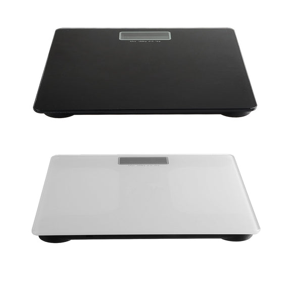 180KG LCD Digital Body Fat Weight Scale Tempered Glass Fitness Health Balance