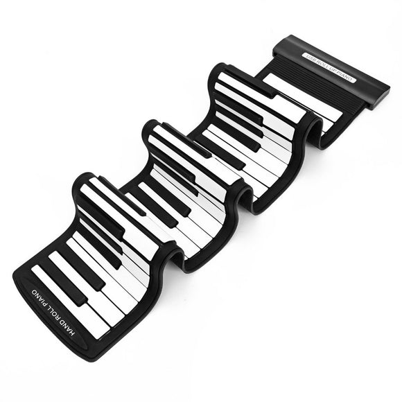 Portable 61 Keys USB MIDI Flexible Roll Up Electronic Piano Music Keyboard