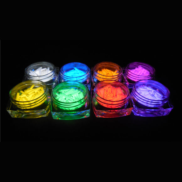 1PCS 2x12mm Multicolor Tritium Vials Self Luminous 15Years EDC Gadget