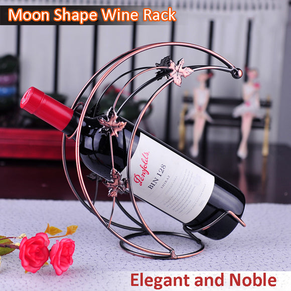 Moon Shape Wine Champange Bottle Rack Holder Wine Accessaries
