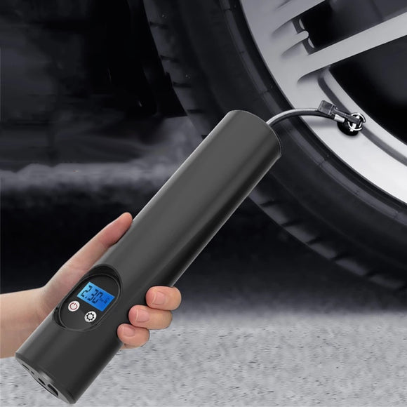 E-ACE 150PSI Car Tire Inflator Air Compressor Portable Rechargeable with LCD display LED light for Bicycle / Car / Motorcycle Tire Inflator