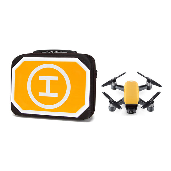 Portable Waterproof Storage Shoulder Bag Carrying Box Case with Landing Pad Packing Apron for DJI Spark Drone