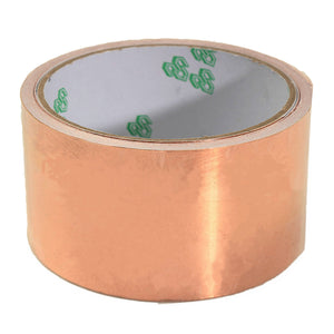 50mm x5m Pure Cooper Foil Tape EMI Single Side Conductive Tape