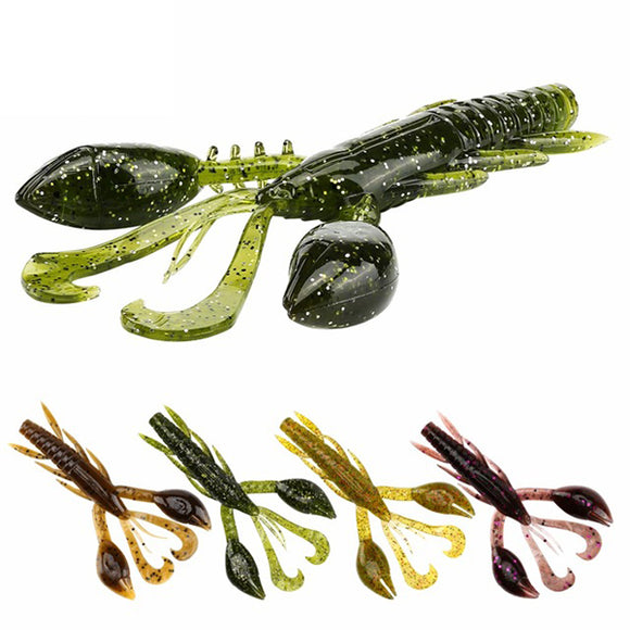 SeaKnight SL019 6pcs 10g 101.5mm/4'' Soft Fishing Lure Worm Swinging Tail Fishing Bait