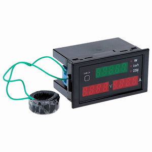 DL69-2047 80-300V 200-450V Multi-functional Digital Display AC Voltmeter / Ammeter / Power Meter Current Transformer