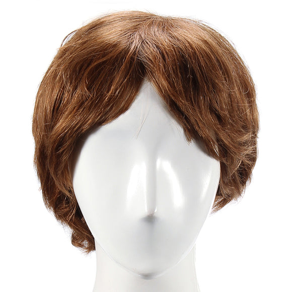 Full Human Hair Wigs Short Capless Mono Top Virgin Remy 12 Colors to Choose