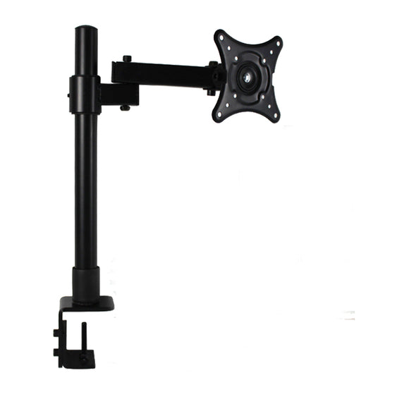 Single Arm LCD Computers Monitor Desk Mount Stand Adjustable Rotation For 14- 27 inch Computers