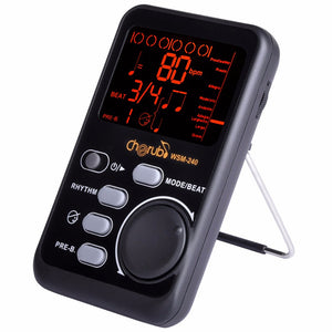Cherub WSM-240 Portable Digital Metronome for Electronic Guitar Parts Piano Drum Rhythm Tutor