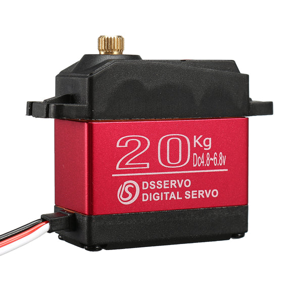 DSSERVO DS3218MG Waterproof 20KG High Speed Metal Gear 180/270 Digital Servo For 1/8 1/10 1/12 Scale RC Cars