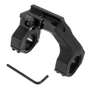 1-inch to 30mm Integrated ScopE-mount Ring For Torch Picatinny Weaver Rail