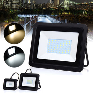 10W 30W 50W Waterproof Outdooors LED Ultra Thin Flood Light Landscape Garden Yard Lamp AC220-240V