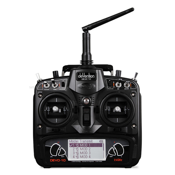 Walkera DEVO 10 WK-DEVO10 2.4 GHz 10CH Transmitter Without Receiver