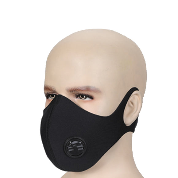 Anti Haze Elastic Face Mask Anti Pollution Breathable Dust Black/Grey