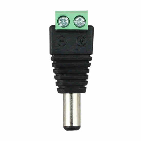 20PCS 5.5*2.1mm DC Power Male Plug Jack Adapter Connector for CCTV LED 5050 3528 5630 Strip Light