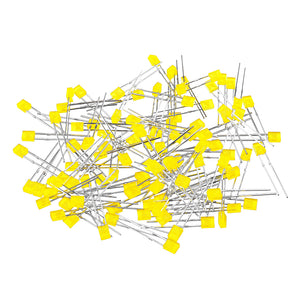 100pcs 2X3X4 Square LED Yellow Light-emitting Diode 2*3*4mm LED Diode