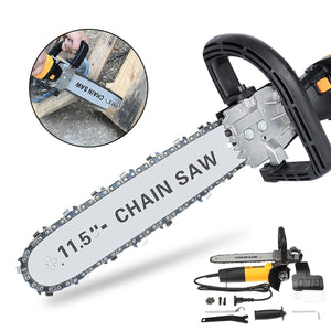 220V 650W Electric Chain Saw Angle Grinder Chain Saw Bracket Set Chainsaw Bracket Woodworking Tool