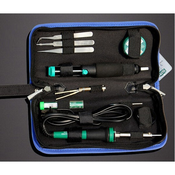 LAOA 11 in 1 220V 30W Electric Soldering Iron Tools Electric Iron Circuit Board Maintenance Tools Kit