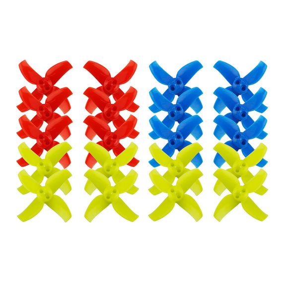 10 Pairs KINGKONG/LDARC 1540 40mm 4-blade Propeller 1.5mm Hub for TINY GT7 Beta75X RC Drone