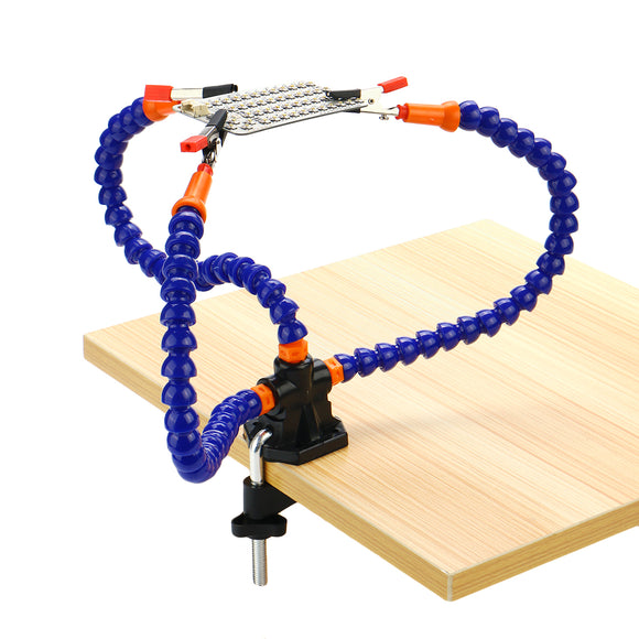 Table Soldering Holder Stand Helping Hands Flexible Arms For PCB Welding Repair