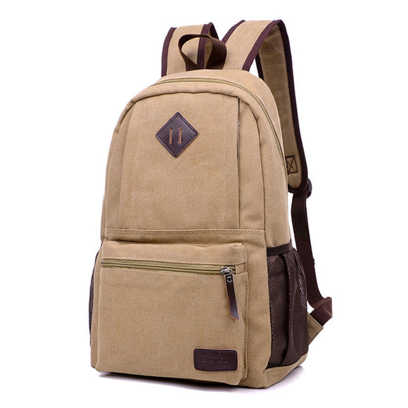 Men Canvas Causal Outdoor Laptop Knapsack School Bakcpack