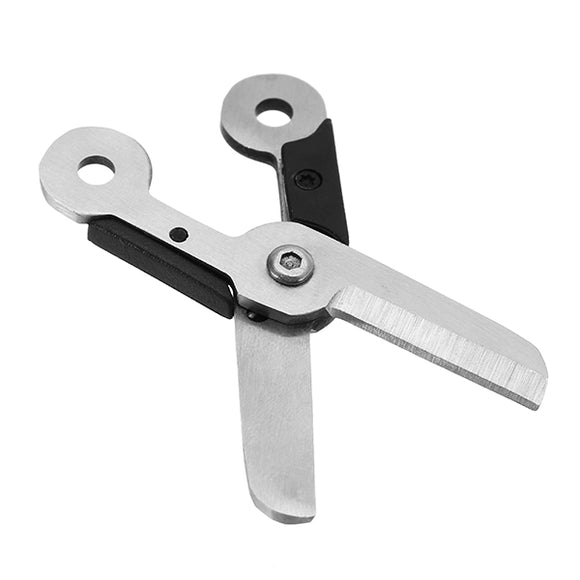 EDC Stainless Steel Scissors Miniprotable Key Ring Scissors Practical Anti Lost Design Tool