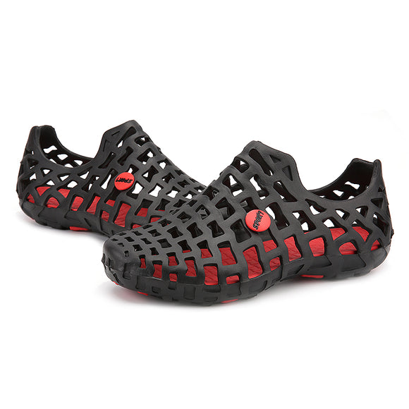 Men's & women's Breathable Slippers Shoes Hollow-out Hole Sandals Beach Summer