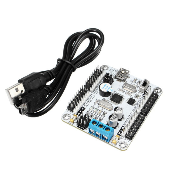 32-way Steel Ring Gear Robot Motherboard Controller With Bluetooth MP3 Expansion Function