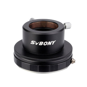 SVBONY SV149 DSLR Cameras Lens to 1.25 Eyepiece Adapter for Photography or Guiding"
