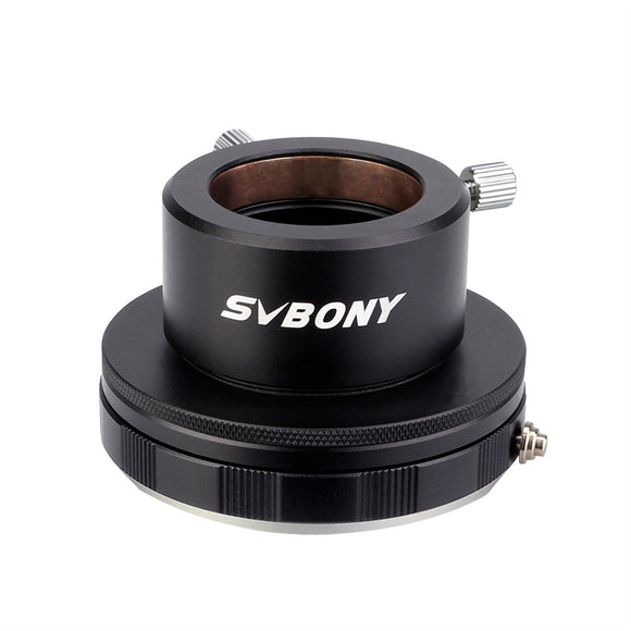 SVBONY SV149 DSLR Cameras Lens to 1.25 Eyepiece Adapter for Photography or Guiding