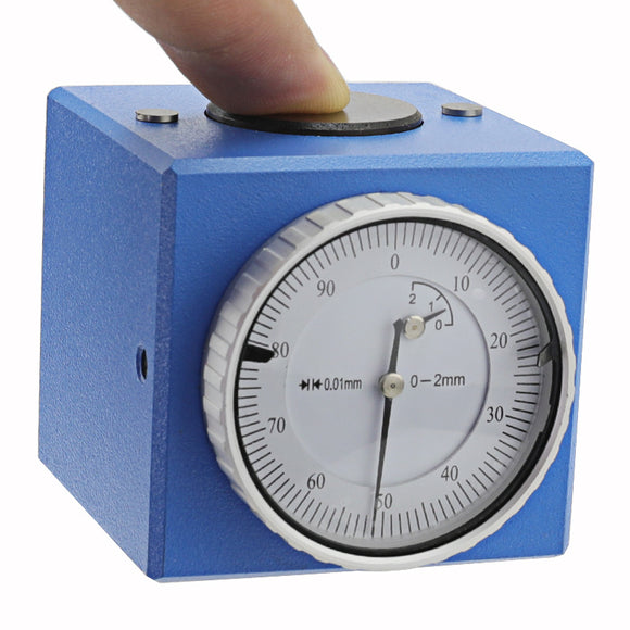 0-2mm Magnetic Z Axis Tool Dial Zero Presetter Gauge Offset CNC Metric Range 0-2 mm
