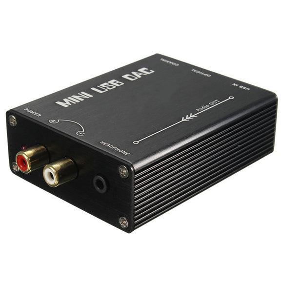 HIFI USB to S/PDIF Converter DAC Decoder PCM2704 Optical Coaxial Sound Card