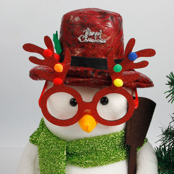 Christmas Reindeer Glasses Antlers Ear Glasses Christmas Party Accessories Deer Glasses Decoration