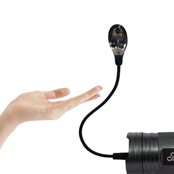 Automatic Sensing 25cm 5.5mm DC Flashlight Lamp Bait Intelligent Small Fishing Lamp Bait Light