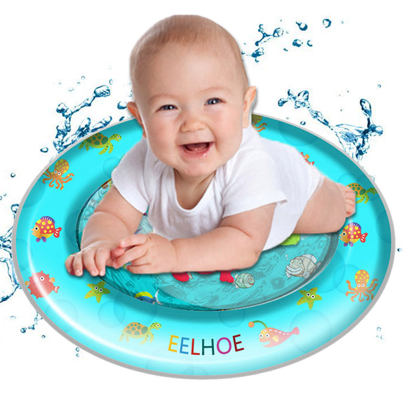 PVC Inflatable Swimming Air Mattress Water Cushion Baby Kids Infant Toddlers Tummy Water Play Fun Toy Ice Mat Pad