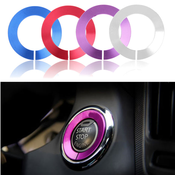 Engine Start Stop Push Button Knob Decorative Ring Trim For Infiniti Q50 QX60