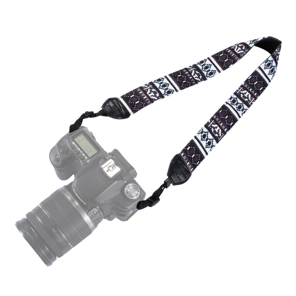 PULUZ PU6007A Retro Ethnic Style Multi-color Series Shoulder Neck Strap Camera Strap for SLR DSLR Ca