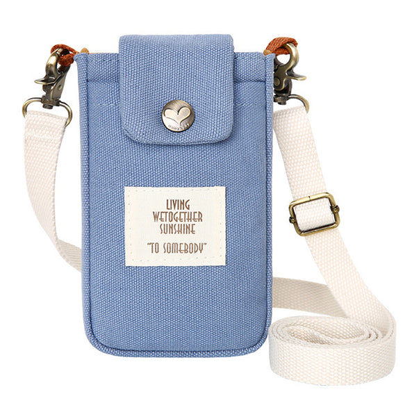 Solid Color 5.5 Inch Phone Bag Cute Messenger Bag Crossbody Bag For Women