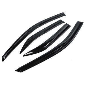 4Pcs For TOYOTA Camry JDM 2012-2017 Mugen 3D Style Plastic Exterior Visor Vent Shades Window Sun Rain Guard Deflector