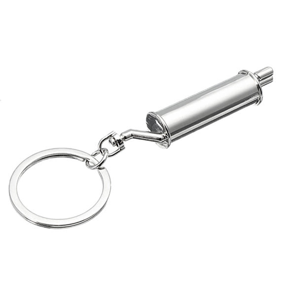 Car Exhaust Pipe Shape Key Chain For Car Key Door Key