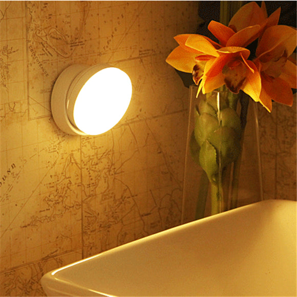 USB Rechargeable PIR Motion Sensor LED Night Light 360 Degree Rotation Lamp for Bedroom Home